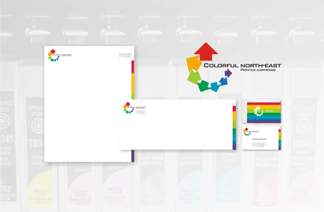 Cartridge & printers logo, Arrows logo design
